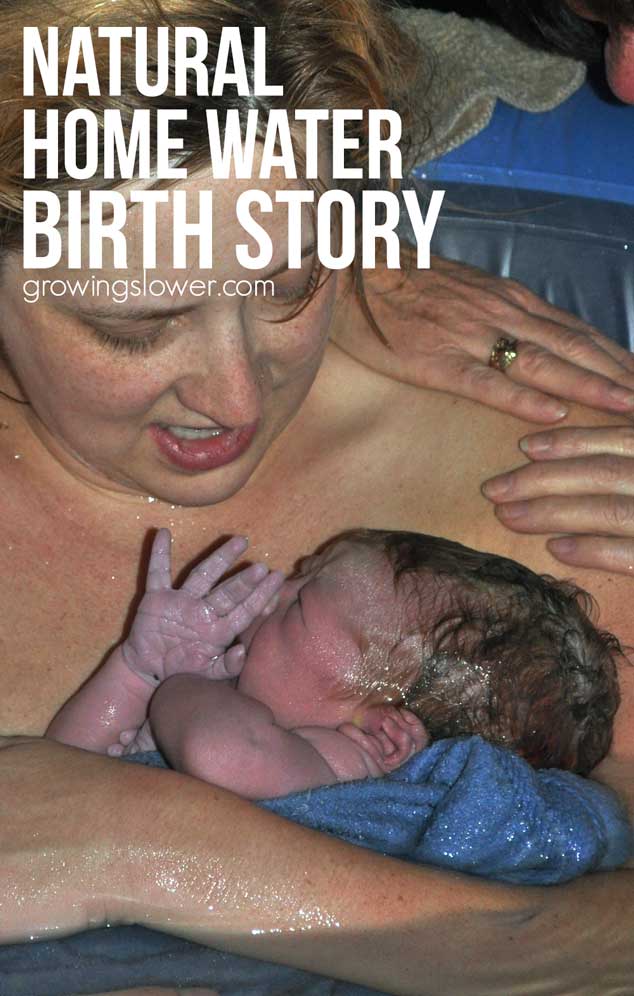 A Beautiful Natural Home Birth Story - Experience the unparalleled miracle of childbirth as this real mom shares her beautiful home birth story, in words and with pictures, of her first baby. I love a good birth story, and this one is magical! Home Birth | Water Birth | First Baby