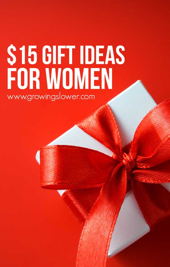 These $15 Gift Ideas for Women will bless her with a little luxury that will bring joy to the occasion. Stay on budget and give her something she'll love!