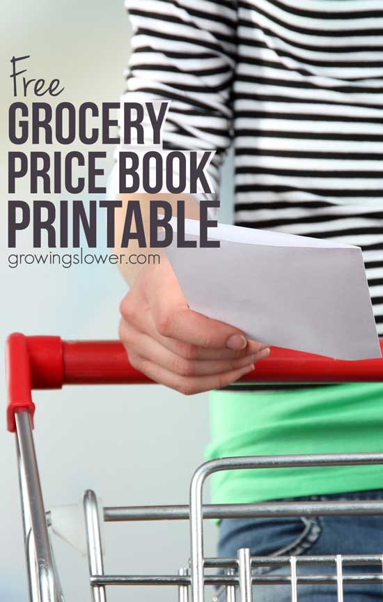 Download this free grocery price book printable template, so you can get on your way to big grocery savings! Using a grocery price list is one of my favorite money saving ideas that helped me cut my grocery budget in half and become debt free!