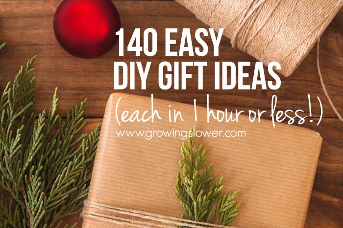 We've all been there: short on money and even shorter on time with Christmas right around the corner. This year, stay ahead of the game with these easy DIY gift ideas you can finish in under an hour. Try these easy DIY gift ideas you can finish in under an hour, including simple DIY gifts for kids, babies, men, women, stocking stuffers, and gift wrap.