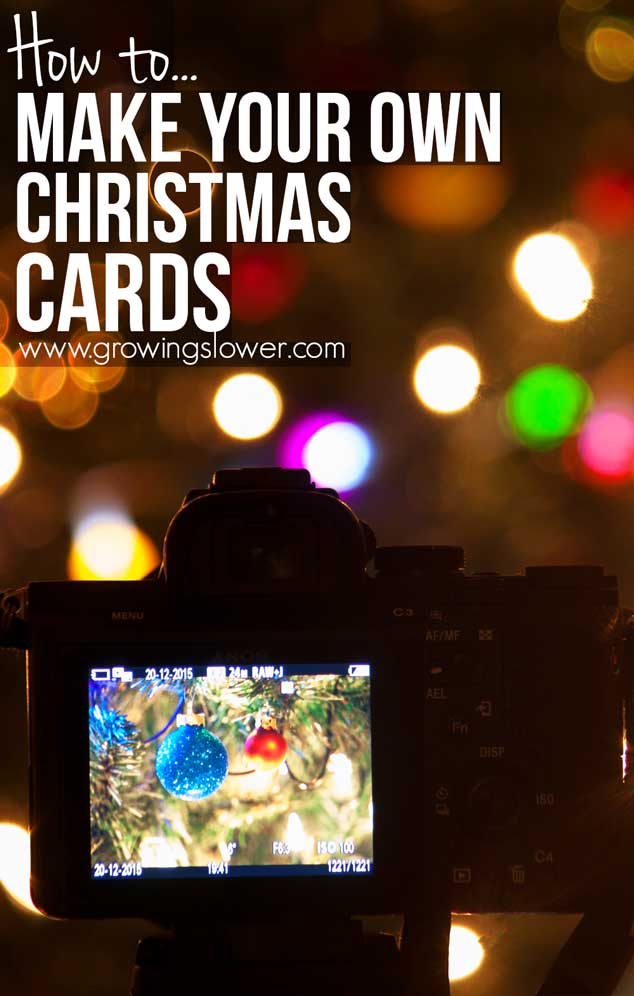 How to Make Your Own Christmas Cards Free Online - Follow this easy tutorial to turn your family pictures into simple DIY photo Christmas cards. With these ideas and inspiration, you can make your own Christmas photo cards free online with just basic computer skills and a free online app. (NO scrap booking required!) 