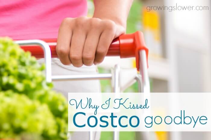 Find out why this wife and mother of two teenage boys decided to say goodbye to her Costco membership. An honest look at distinguishing between needs and wants when the budget has to budge.