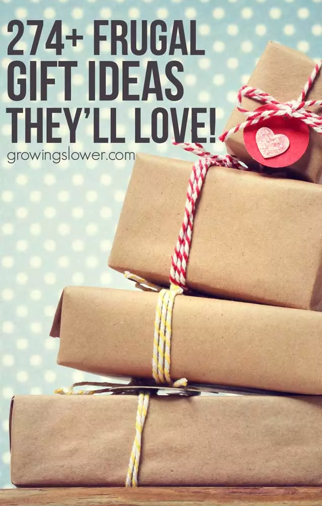 Ultimate List of 274 Frugal Gift Ideas They’ll Love - Looking for a meaningful gift on a tight budget? Delight your friends and family with these thoughtful and frugal gift ideas they’ll love! Including gift guides for women, for kids, for him, even budget friendly ideas for neighbors, with most gifts starting in the $15 range, so you can really stay on budget and save money this Christmas.